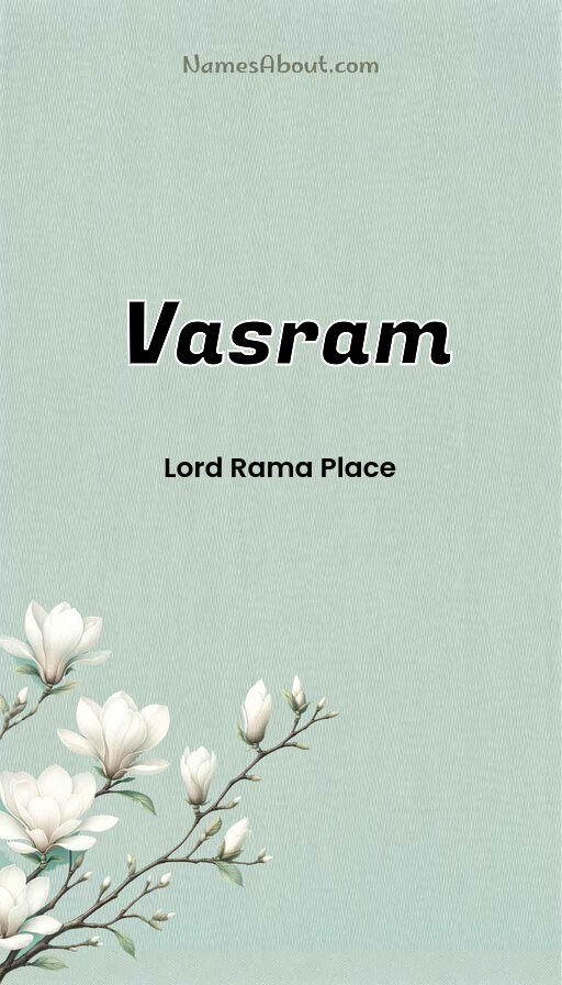 Meaning of Vasram