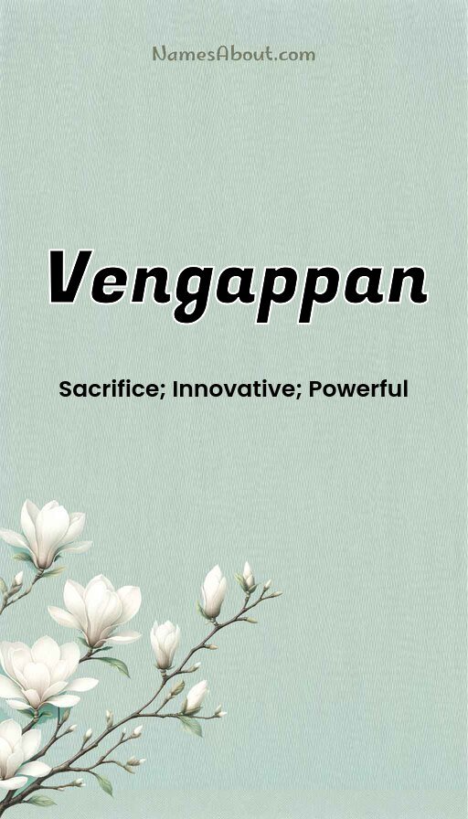 Meaning of Vengappan