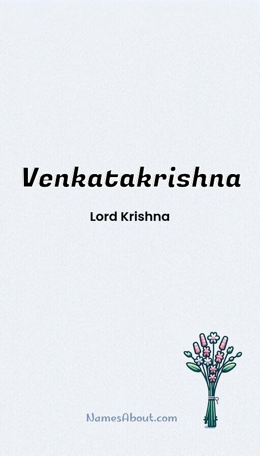 Meaning of Venkatakrishna