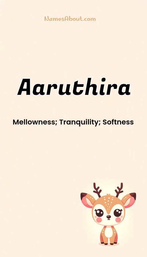 Meaning of Aaruthira