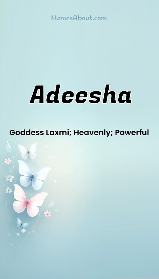 Meaning of Adeesha
