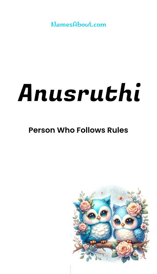 Meaning of Anusruthi