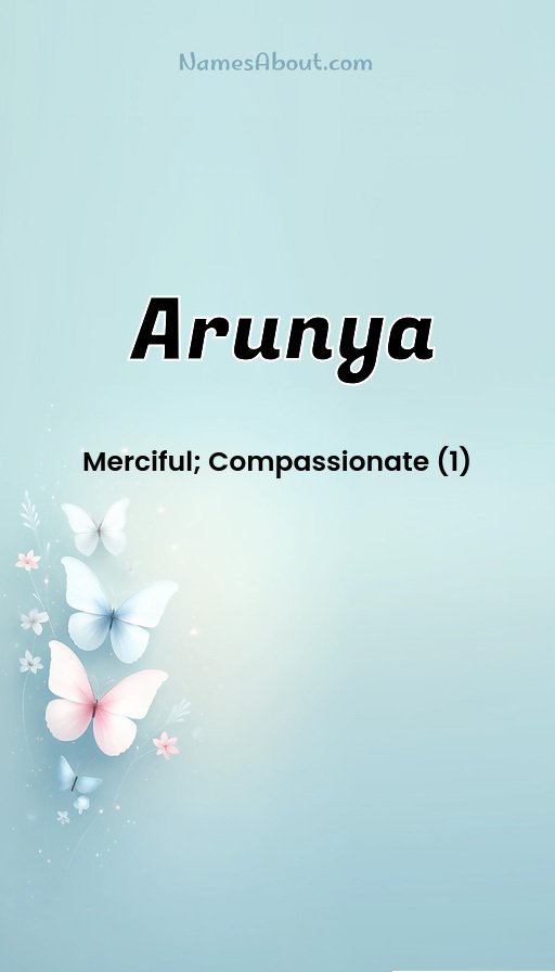 Meaning of Arunya