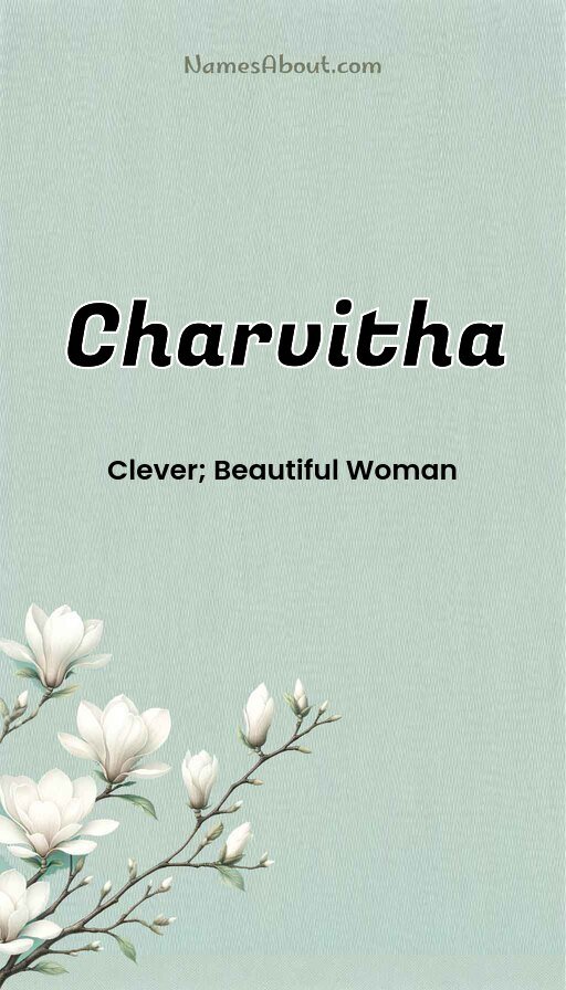 Meaning of Charvitha
