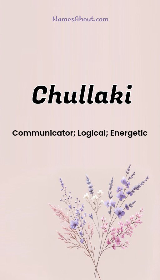 Meaning of Chullaki