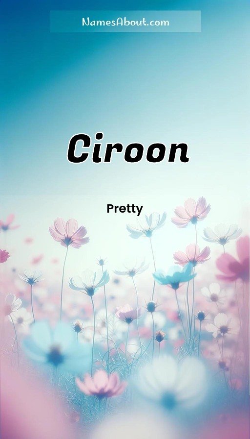 Meaning of Ciroon