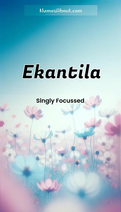 Meaning of Ekantila