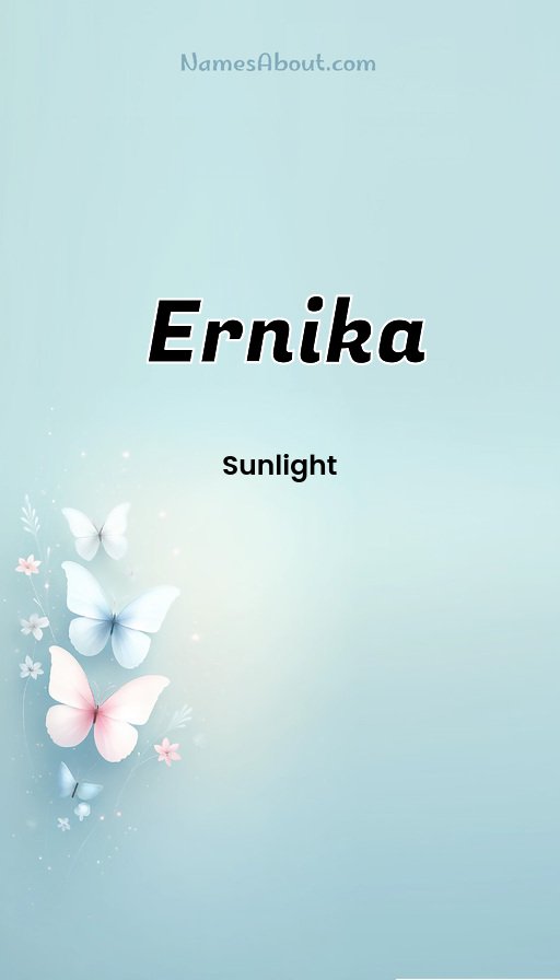 Meaning of Ernika