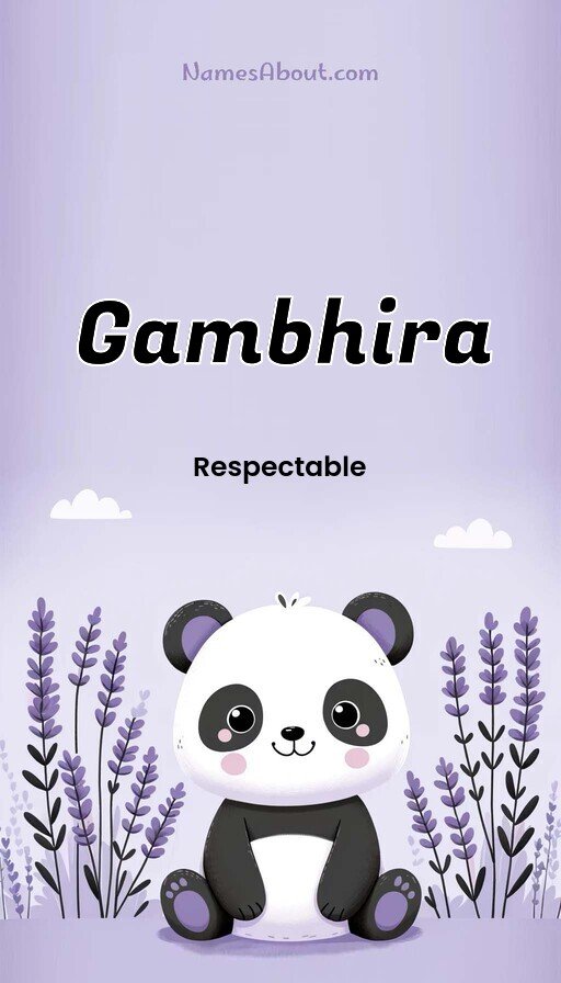 Meaning of Gambhira