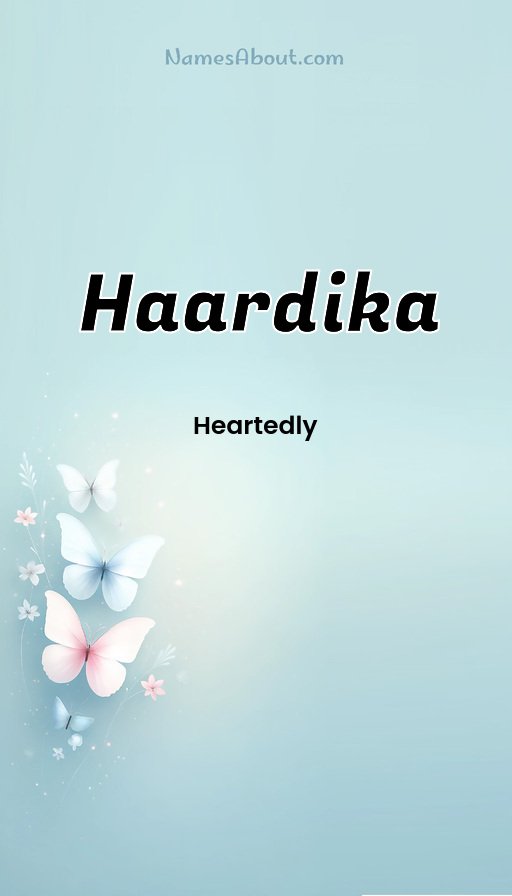 Meaning of Haardika