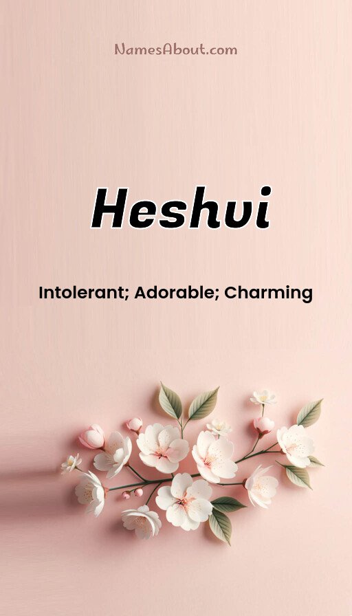 Meaning of Heshvi