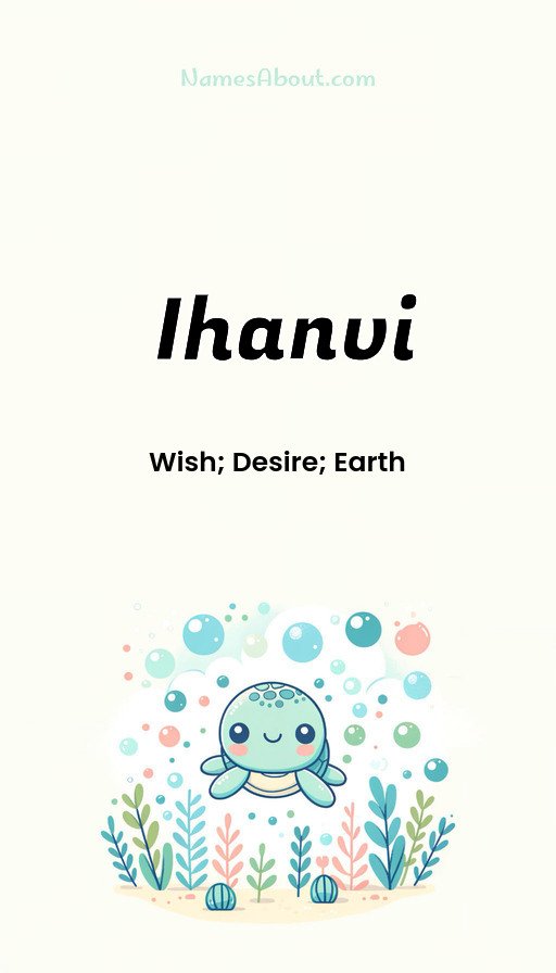 Meaning of Ihanvi
