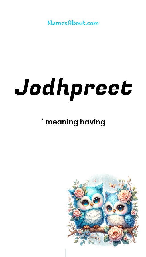 Meaning of Jodhpreet