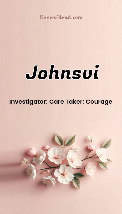 Meaning of Johnsvi