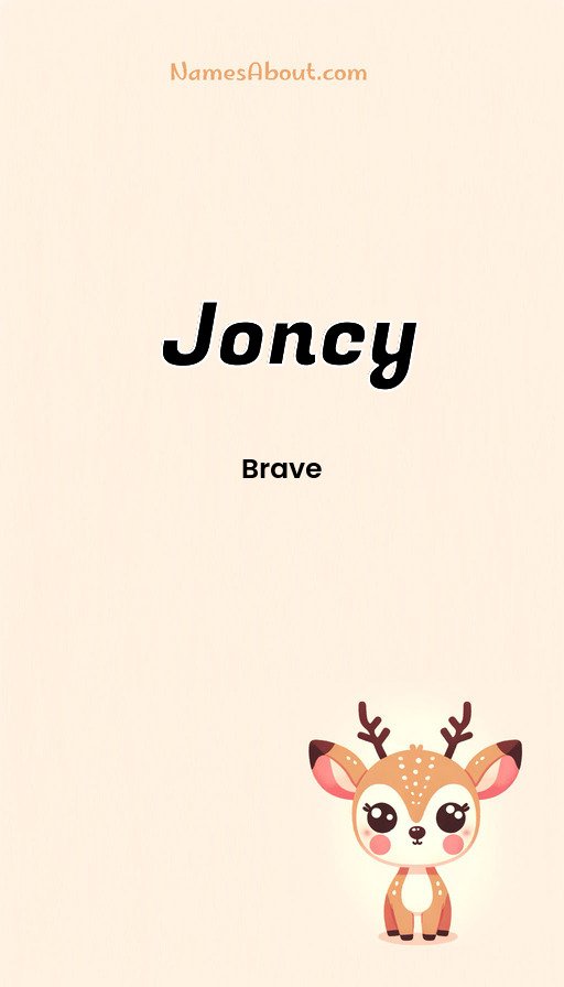 Meaning of Joncy