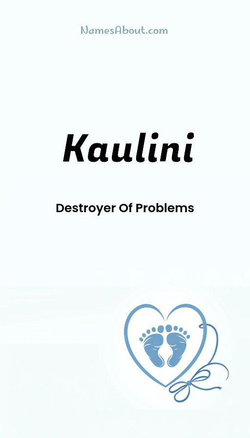 Meaning of Kaulini