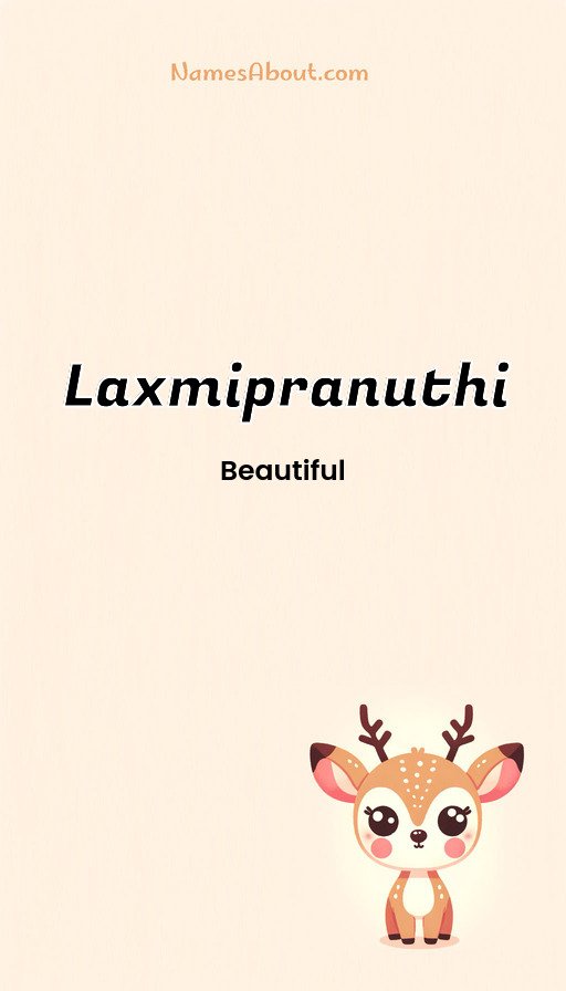 Meaning of Laxmipranuthi