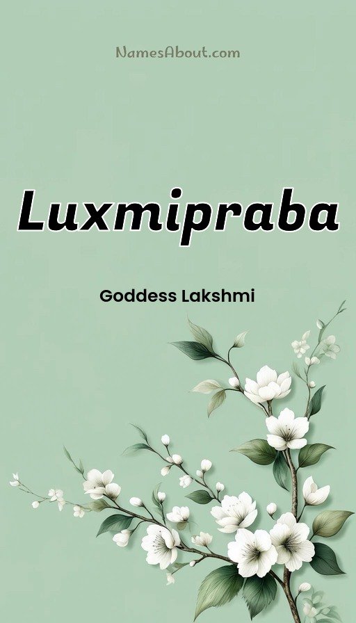 Meaning of Luxmipraba