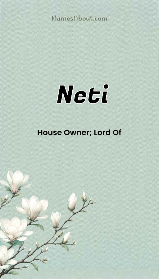 Meaning of Neti