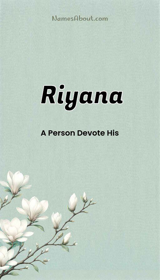 Meaning of Riyana