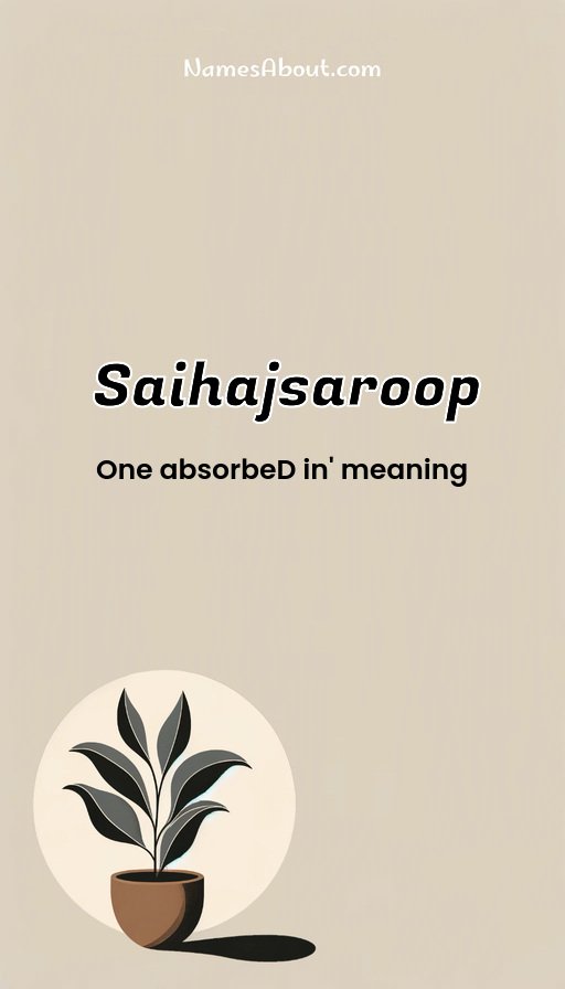 Meaning of Saihajsaroop
