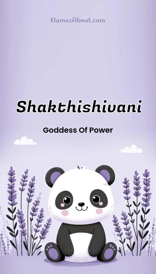 Shakthishivani name and meaning