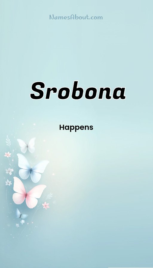 Meaning of Srobona