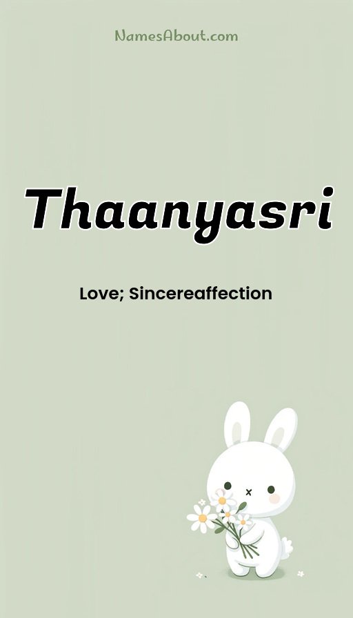Meaning of Thaanyasri