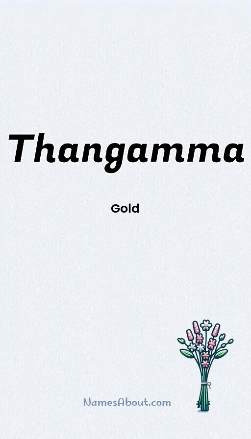 Meaning of Thangamma