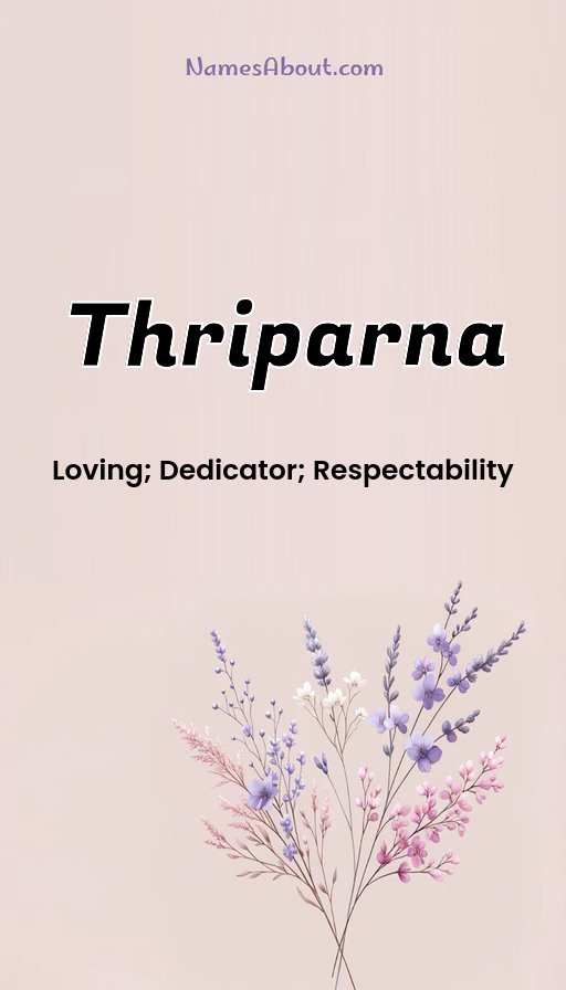 Meaning of Thriparna