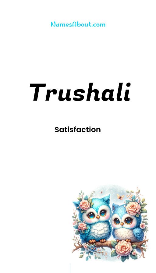 Meaning of Trushali