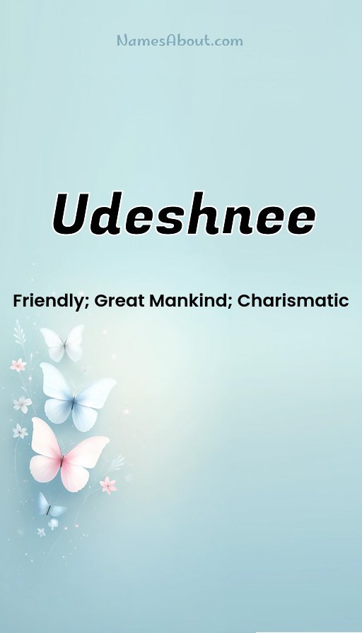 Meaning of Udeshnee