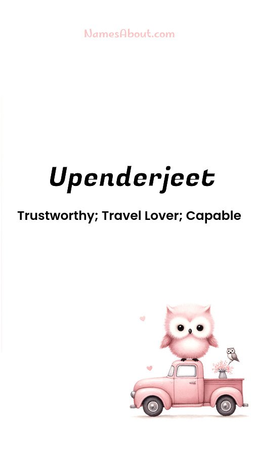 Meaning of Upenderjeet