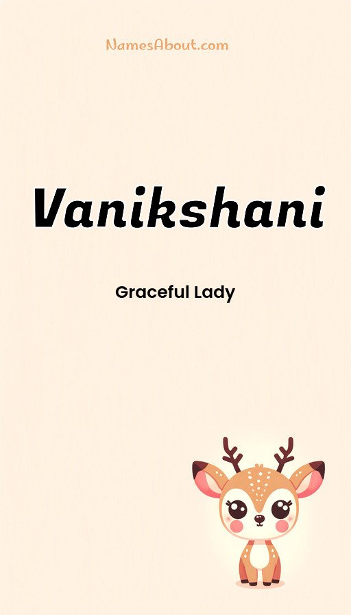 Meaning of Vanikshani