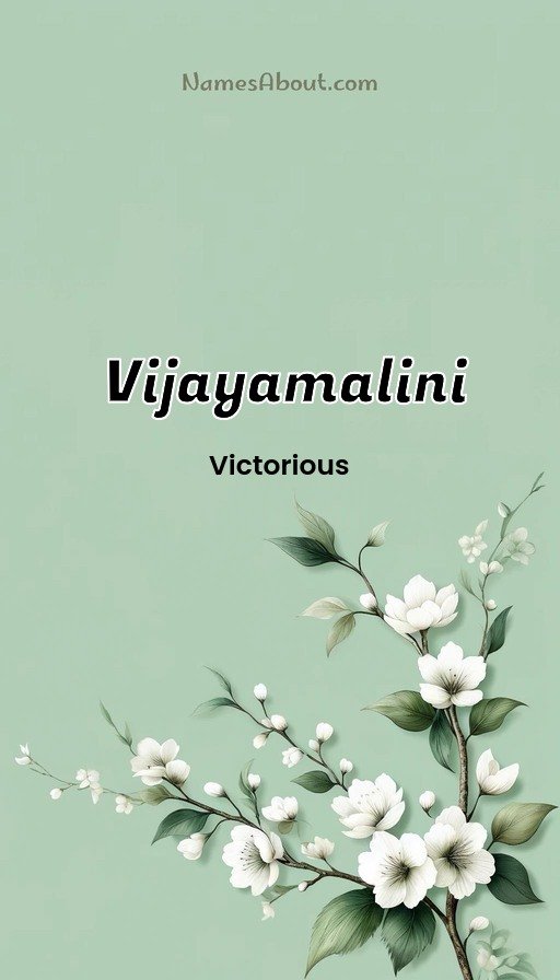 Meaning of Vijayamalini