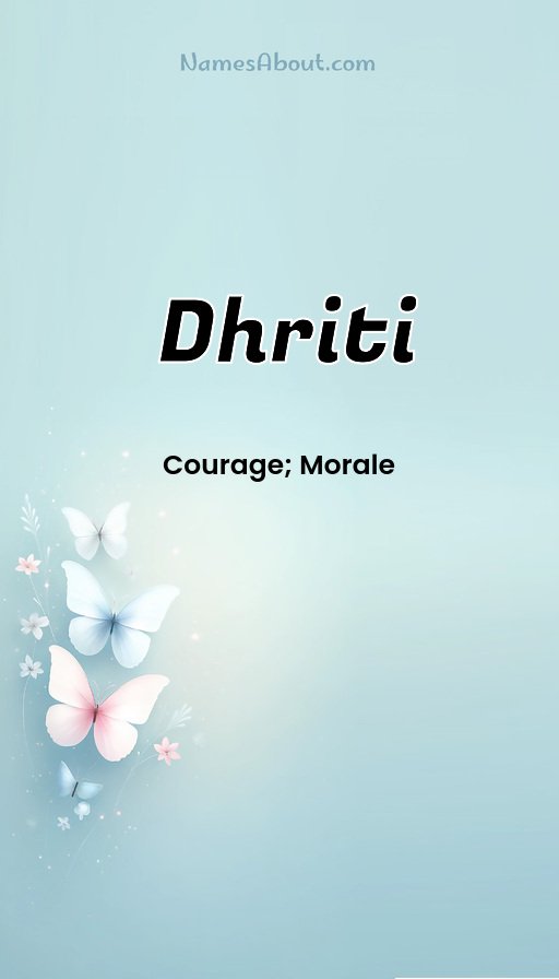 Meaning of Dhriti