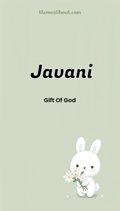 Meaning of Javani
