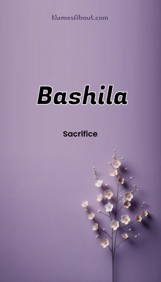 Meaning of Bashila