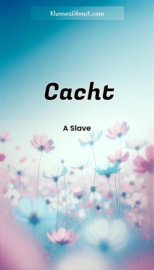 Meaning of Cacht