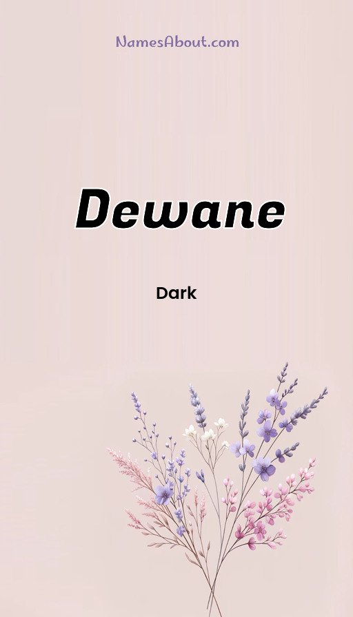 Meaning of Dewane