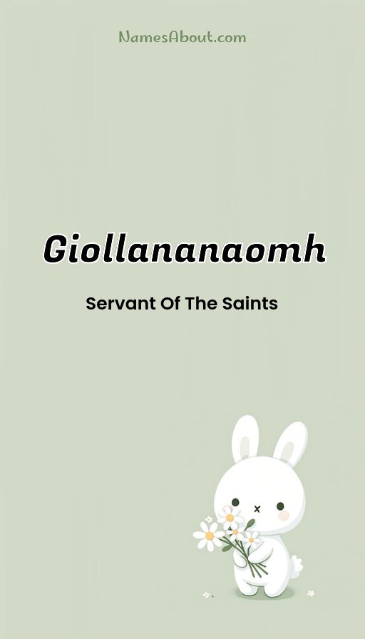 Meaning of Giollananaomh