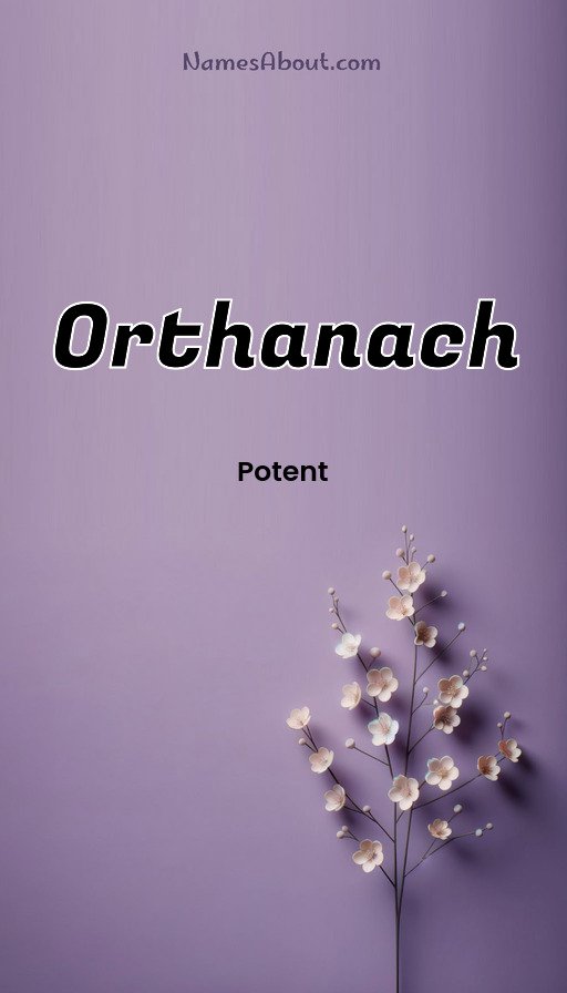 Meaning of Orthanach