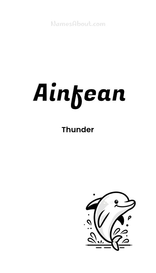 Meaning of Ainfean