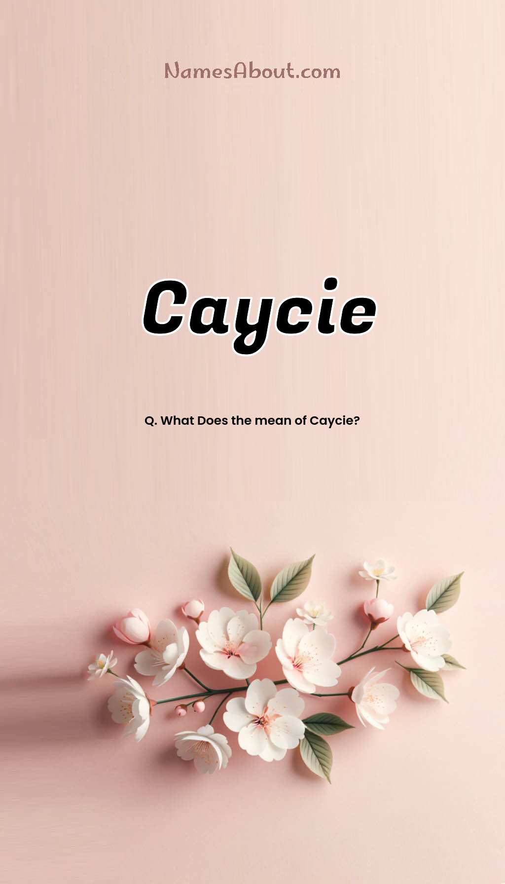 Caycie name and meaning