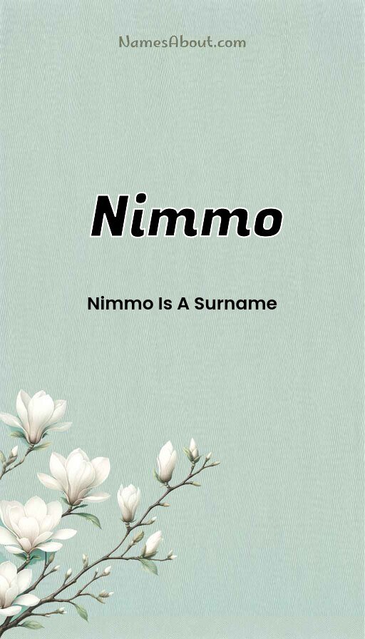Meaning of Nimmo