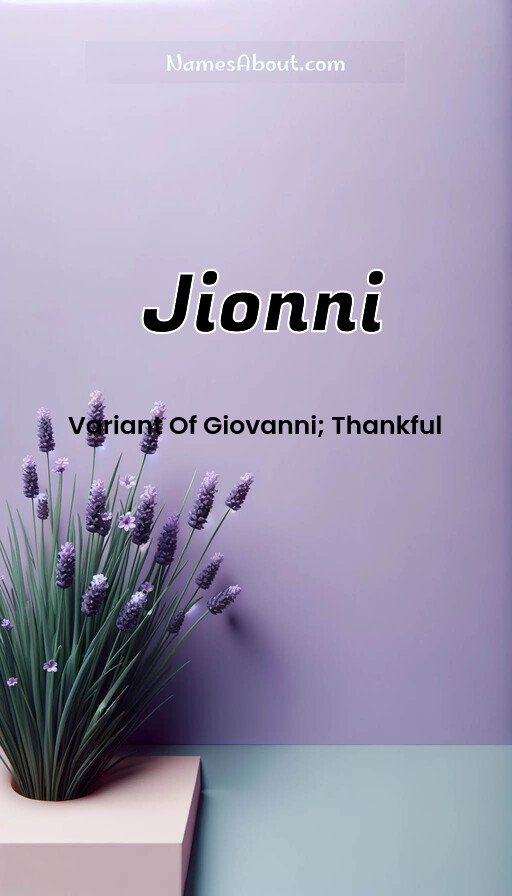 Meaning of Jionni