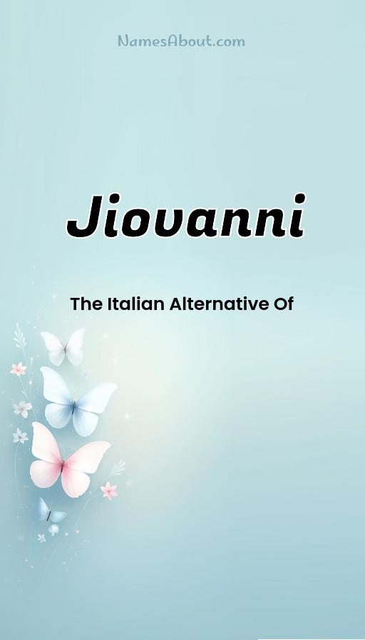 Meaning of Jiovanni