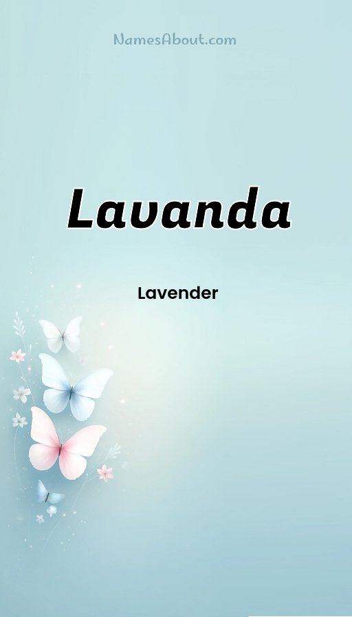 Meaning of Lavanda