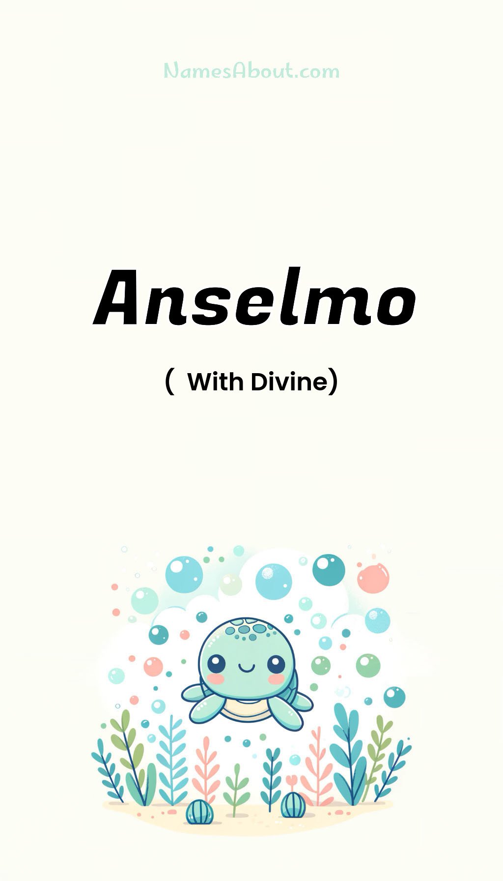 Anselmo name and meaning