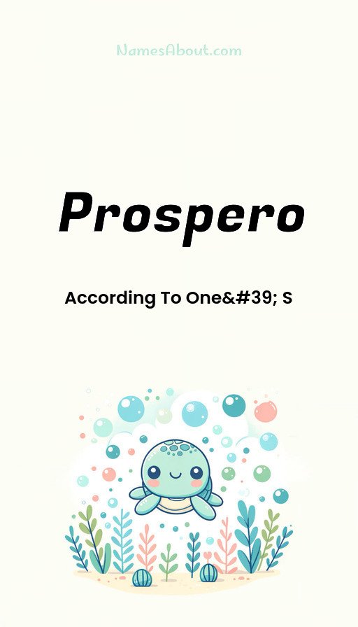 Meaning of Prospero